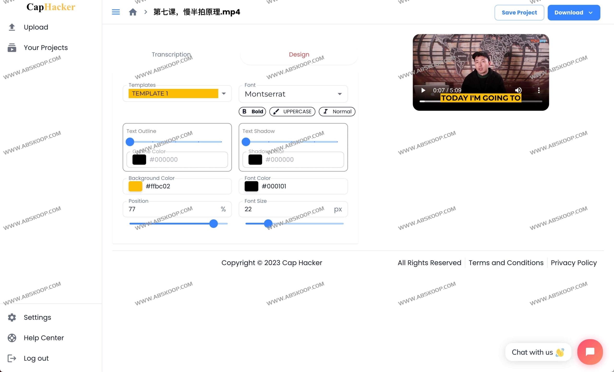 使用 CapHacker 免费生成无水印 AI 视频字幕的操作指南 使用 CapHacker 免费生成无水印 AI 视频字幕的操作指南