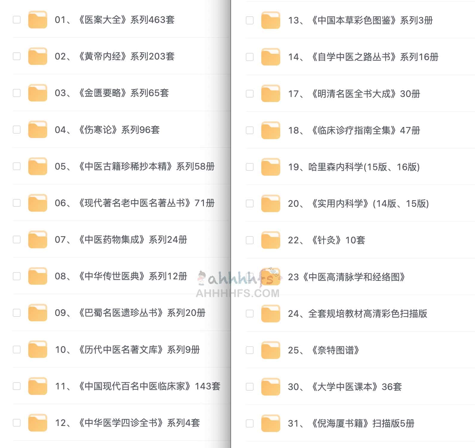 47.8GB 医学专业文献库：千册临床与基础医学书籍资源汇总