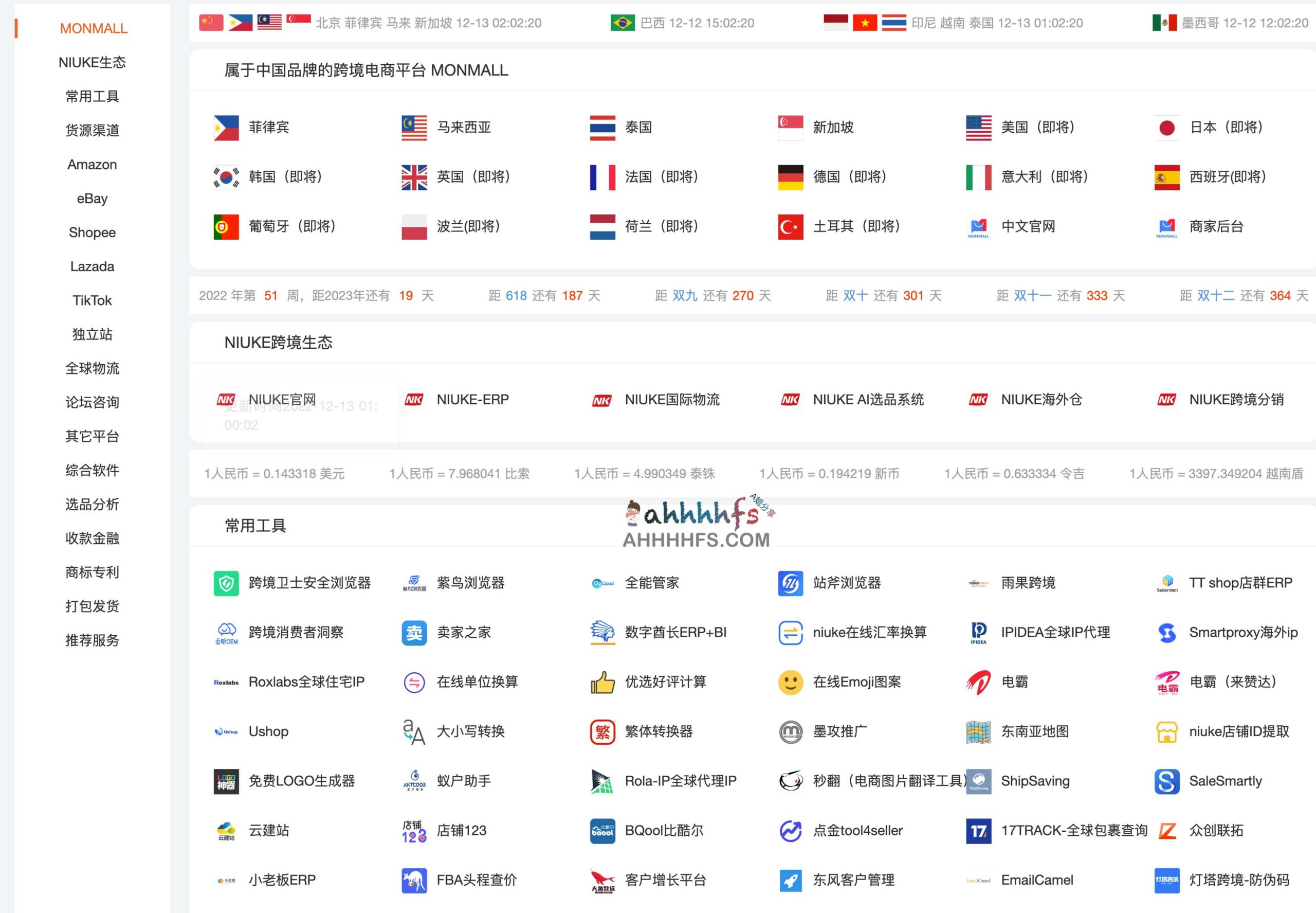 出海运营总在找工具？这份跨境电商常用网站资源导航请收好
