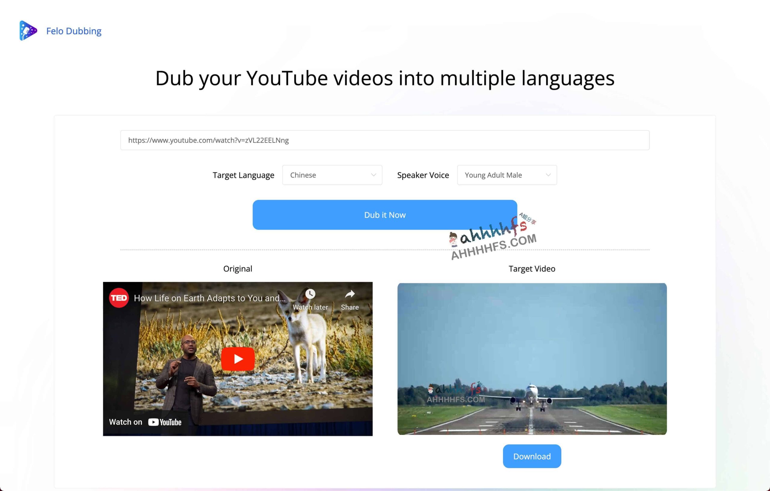 想把 YouTube 视频快速翻译并配音成多国语言?试试免费的 AI 工具 Felo Dubbing 想把 YouTube 视频快速翻译并配音成多国语言?试试免费的 AI 工具 Felo Dubbing