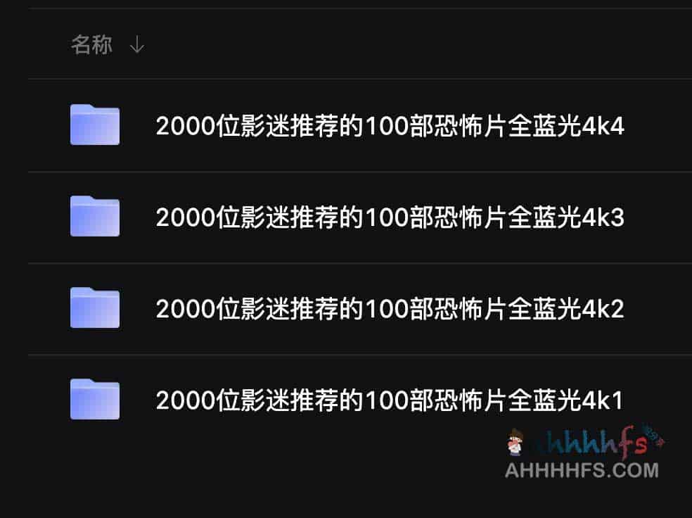 2000 名资深影迷共选:100 部高分恐怖片 4K 资源清单 2000 名资深影迷共选:100 部高分恐怖片 4K 资源清单