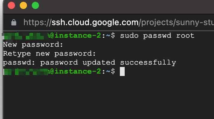 Google Cloud Platform (GCP) 实例启用 root 用户远程登录指南