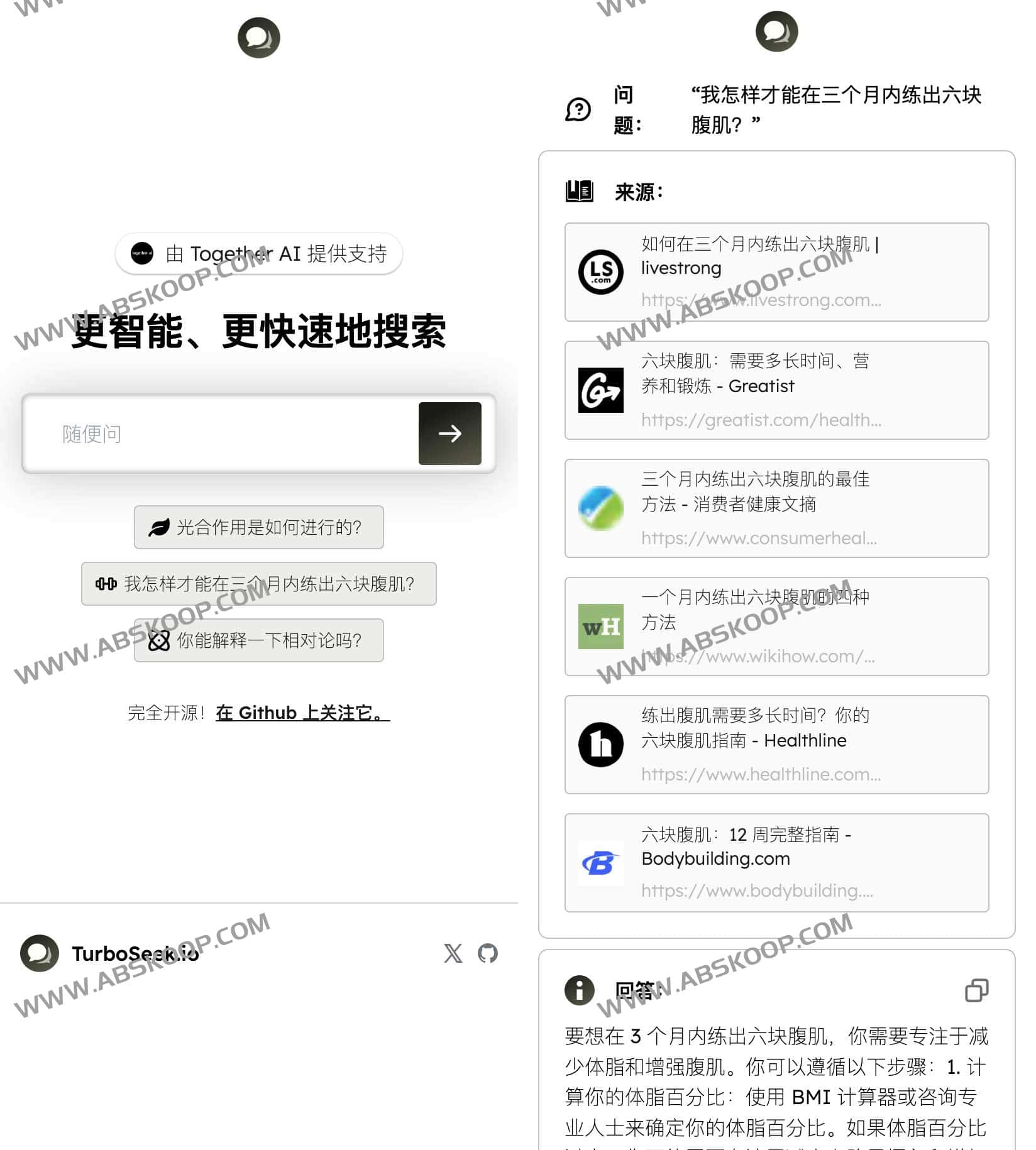 TurboSeek：构建开源 AI 搜索引擎的实践指南