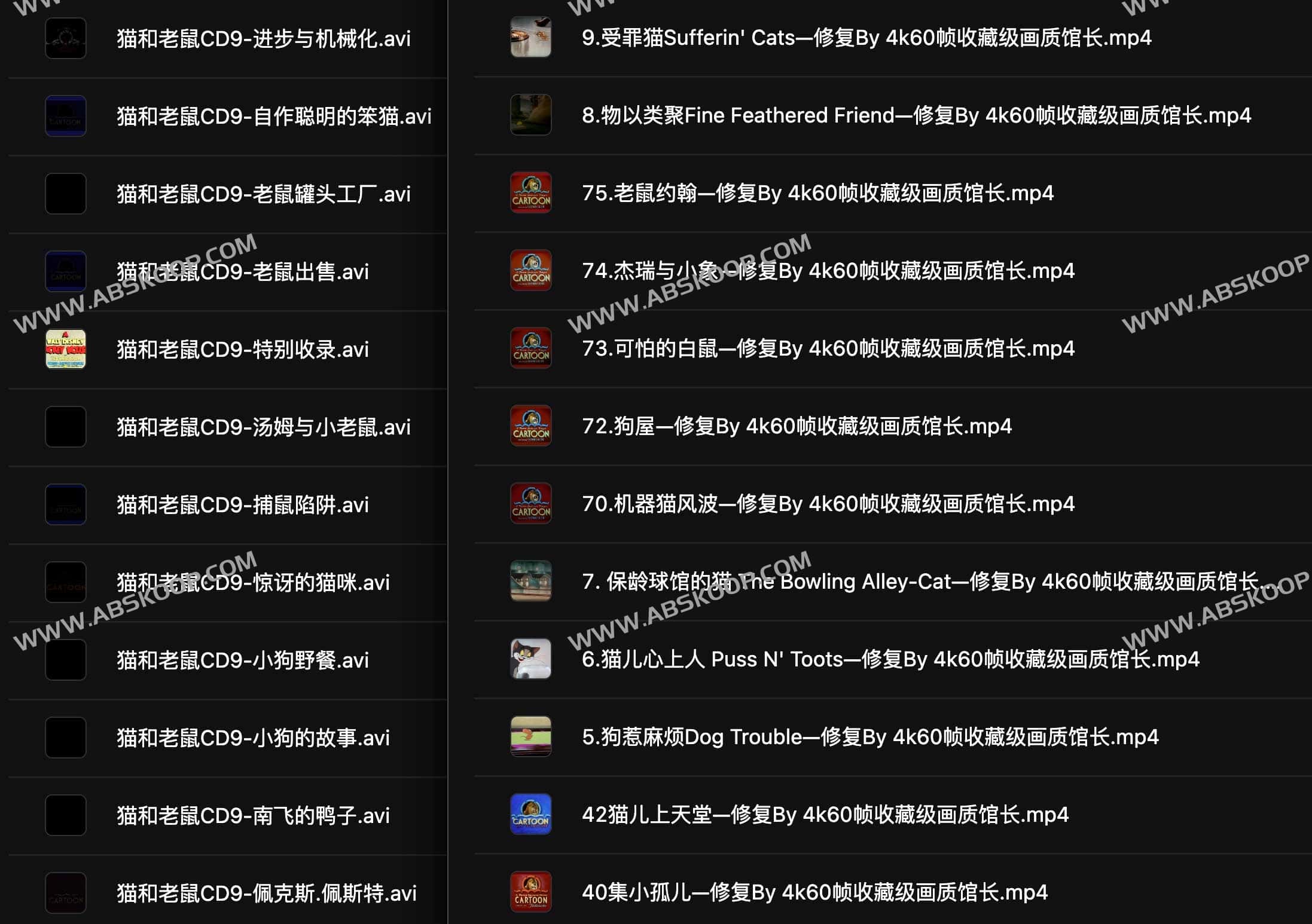 4K 高清修复版《猫和老鼠》全集下载：画质重塑，完整收录经典剧集