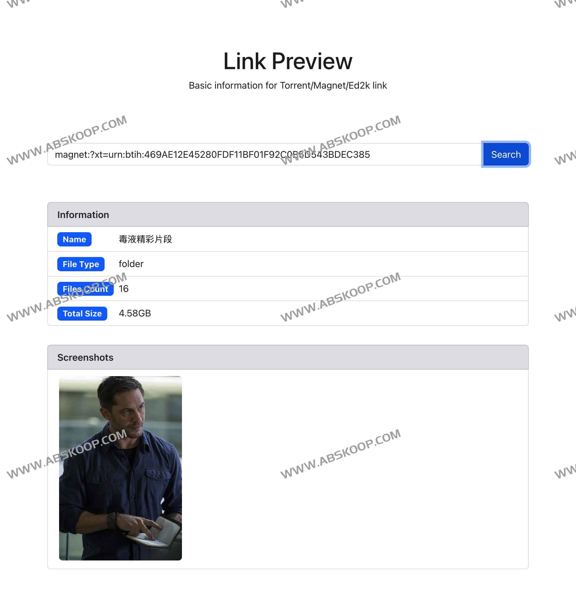 如何使用 Link Preview 快速预览磁力链接内容 如何使用 Link Preview 快速预览磁力链接内容
