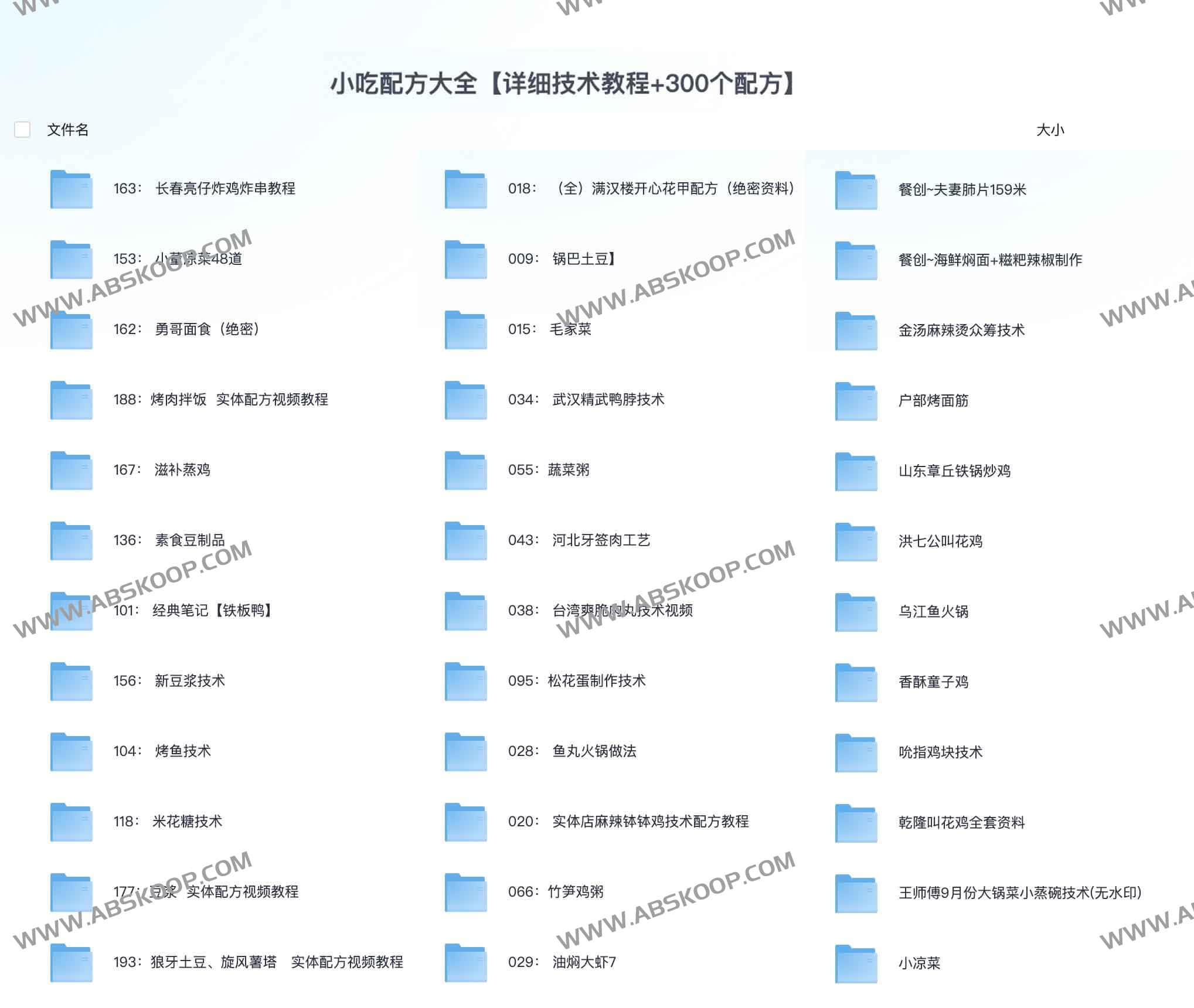 300 款小吃实操配方集：从核心技术解析到标准化量化教程