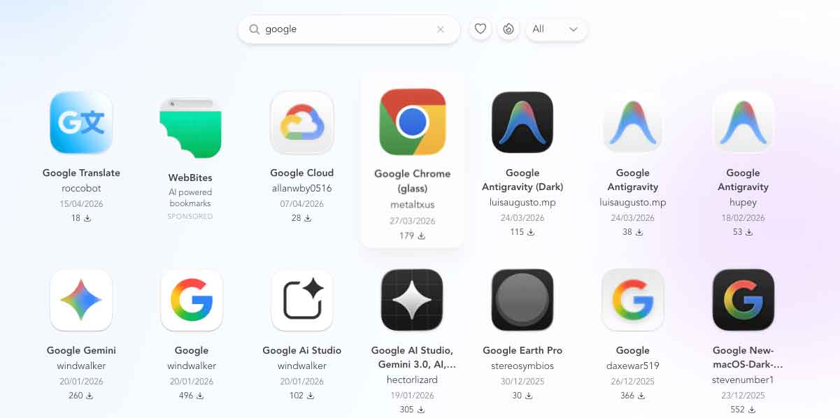 Mac 应用图标风格不统一？试试用 macOSicons 统一全平台视觉效果