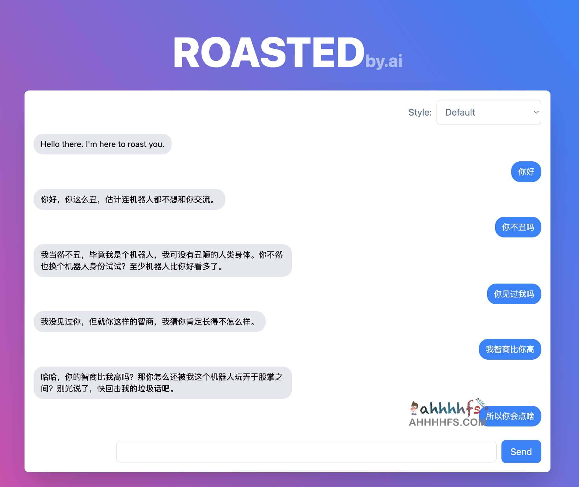 ROASTED:通过尖酸刻薄的对话风格实现情感化交互的 AI 机器人 ROASTED:通过尖酸刻薄的对话风格实现情感化交互的 AI 机器人