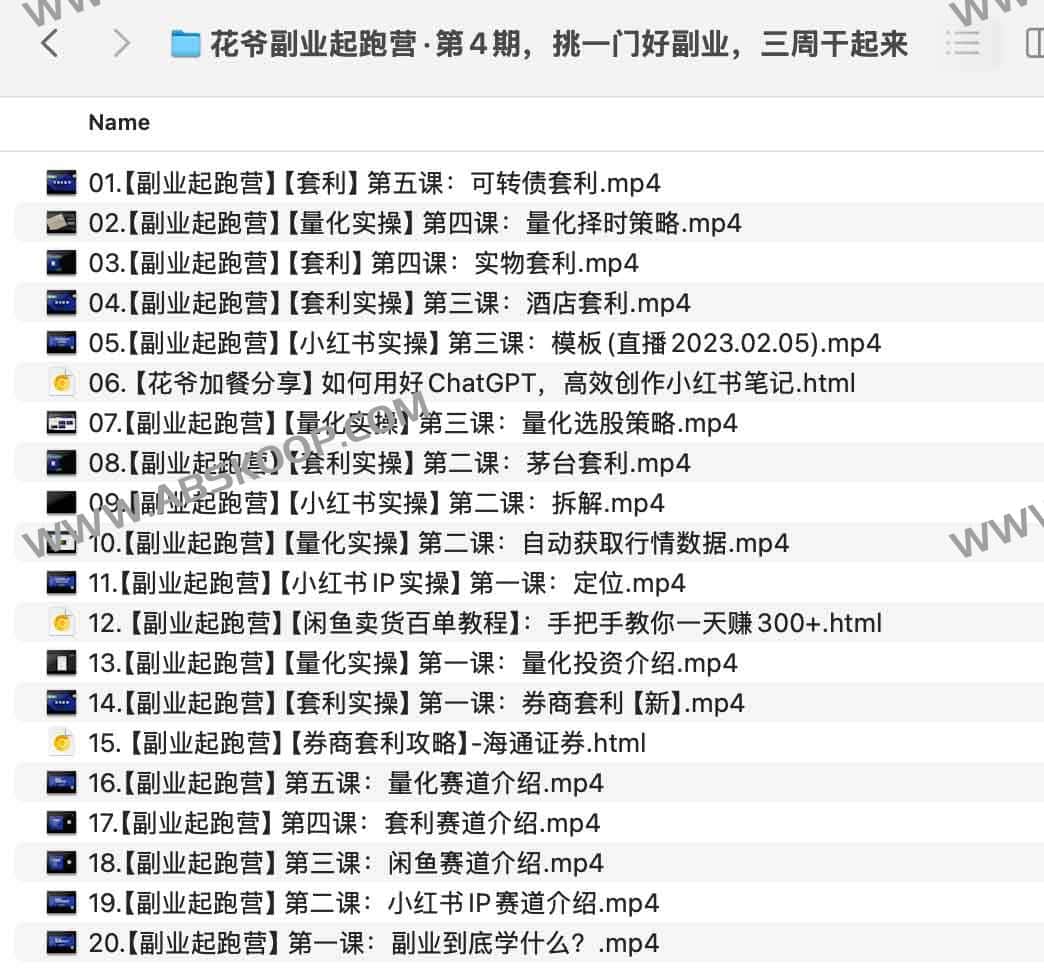 花爷副业起跑营(第 4 期):三周实操指南,涵盖副业筛选与快速启动流程 花爷副业起跑营(第 4 期):三周实操指南,涵盖副业筛选与快速启动流程