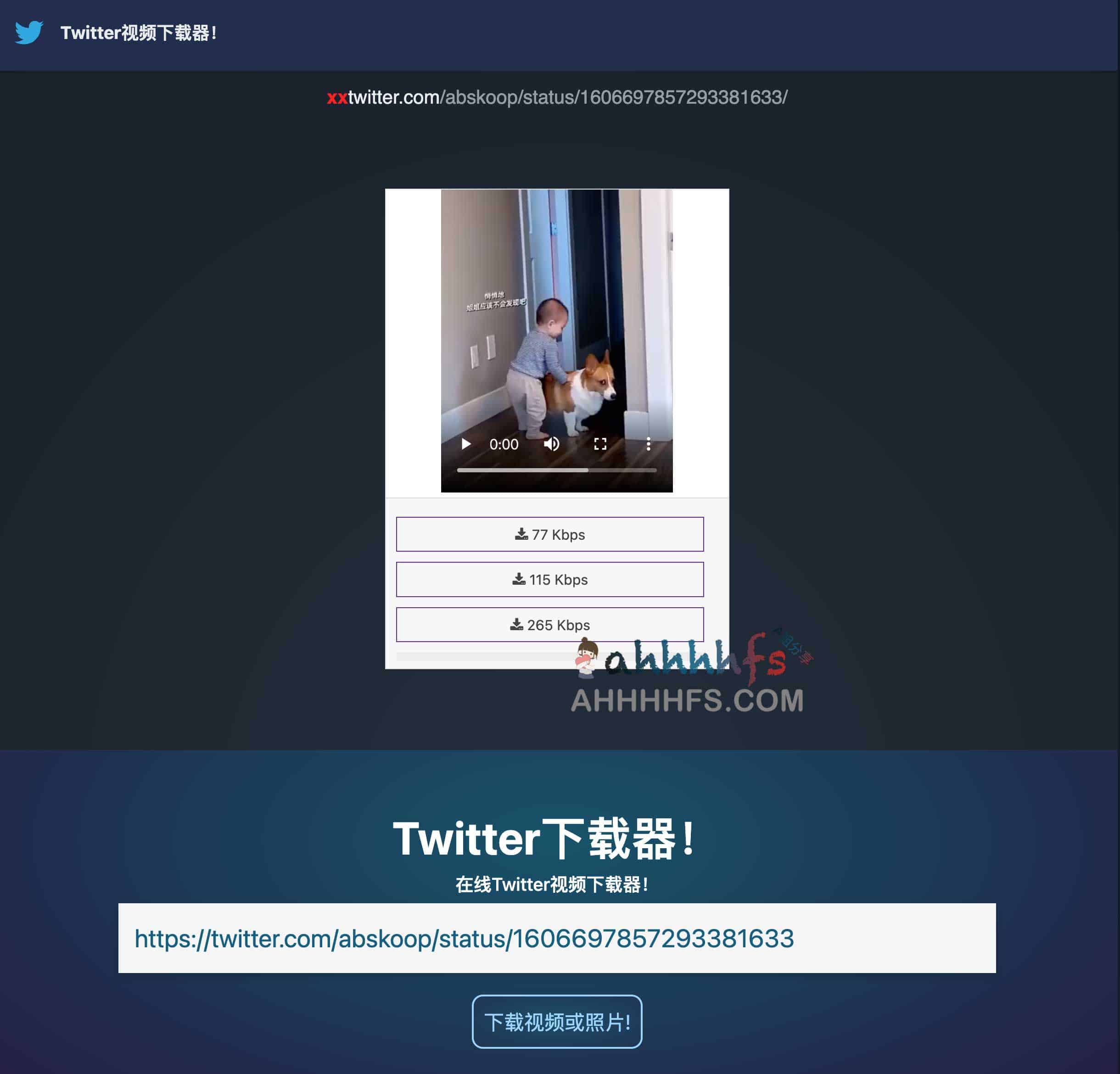 如何使用在线工具下载 Twitter 视频：具体操作步骤详解