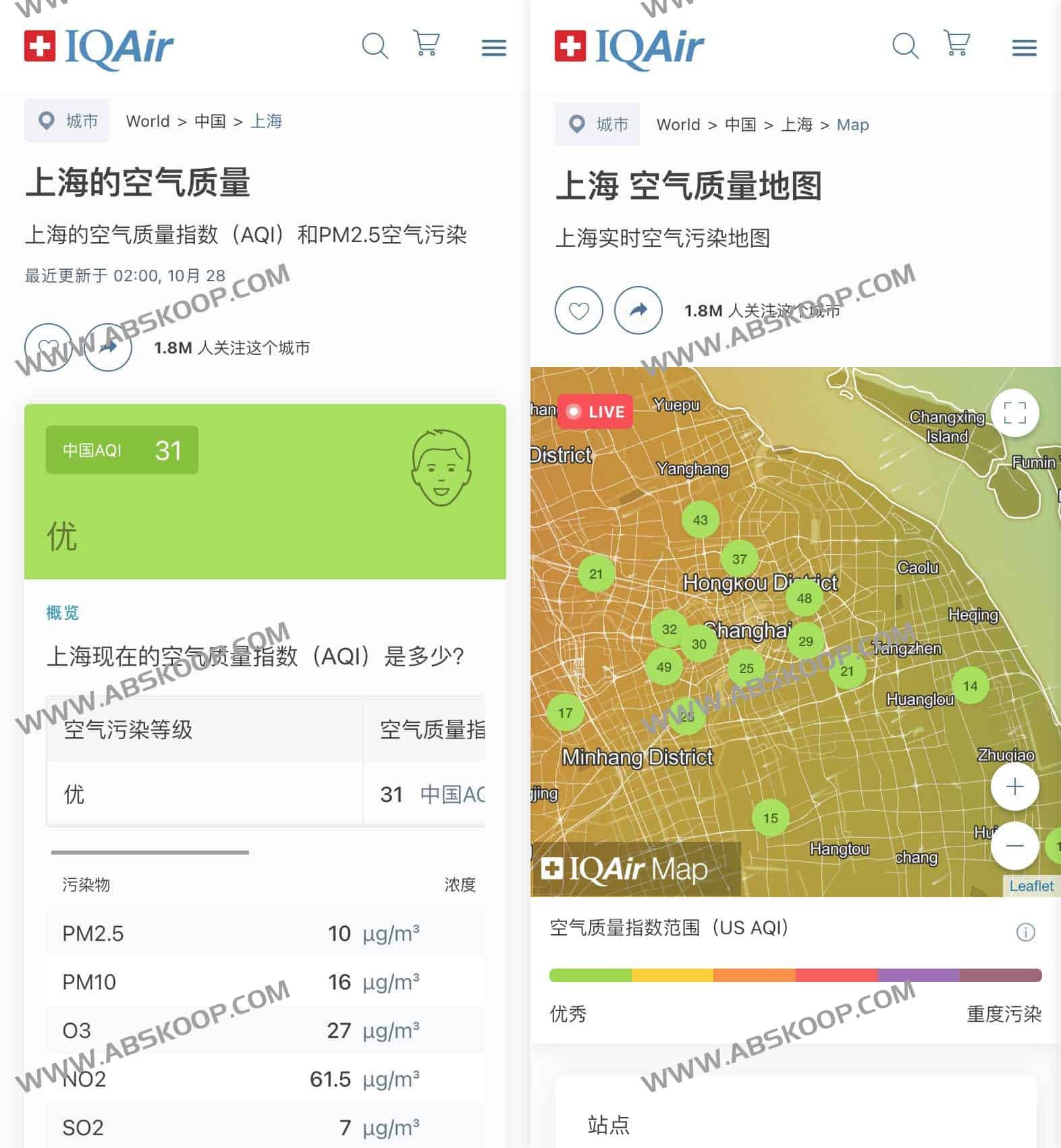 IQAir 实操指南:全球实时空气质量监测与城市排名查询 IQAir 实操指南:全球实时空气质量监测与城市排名查询