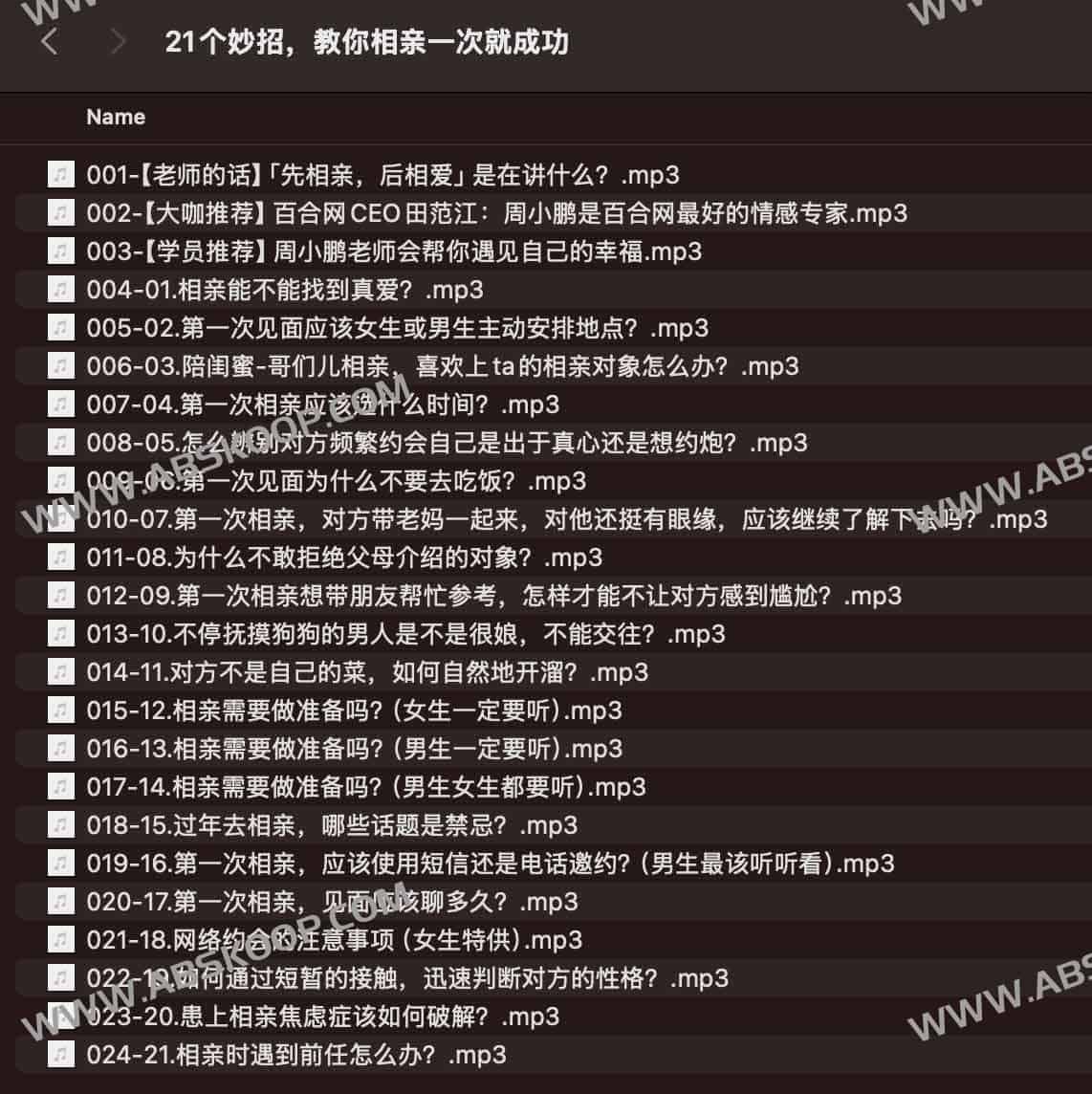 高效相亲实操指南：通过 21 项关键细节优化，提升初次见面成功率