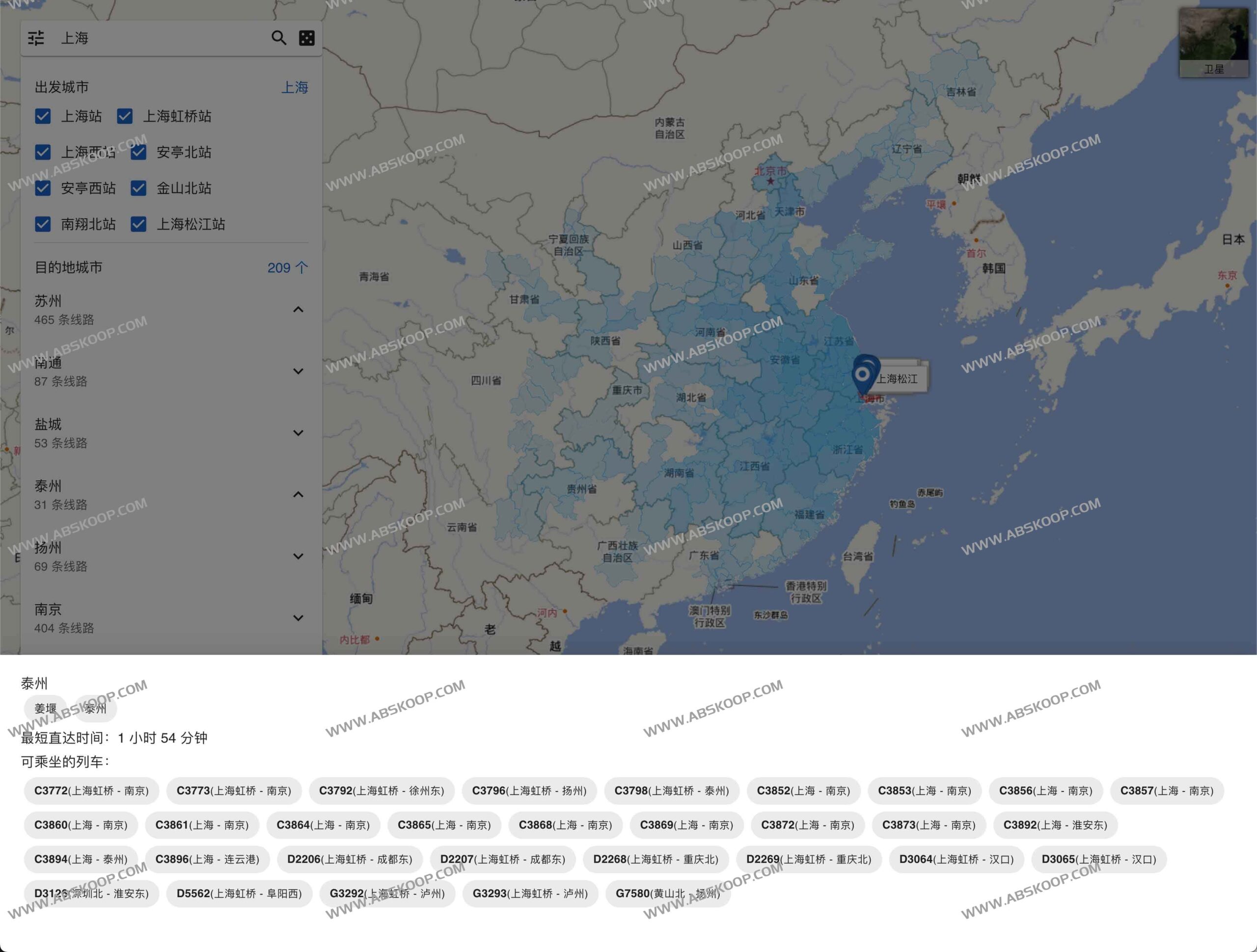 想快速了解某个城市或地点的公共交通覆盖情况？试试用多寻地图一键查询铁路与公交辐射范围