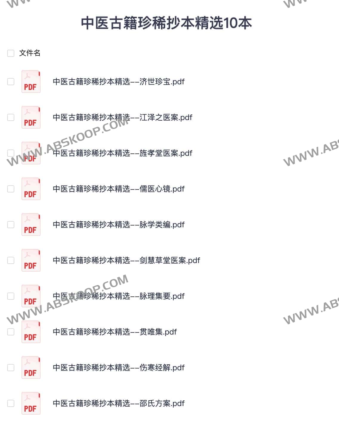 10 本值得收藏的中医古籍珍稀抄本解析