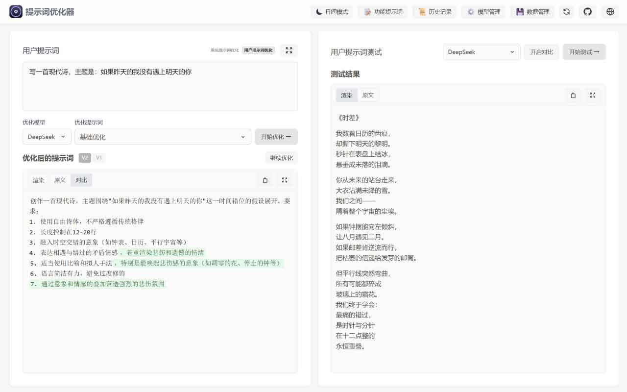 开源提示词优化器 Prompt Optimizer：通过自动化指令增强，提升轻量化 AI 模型的推理性能