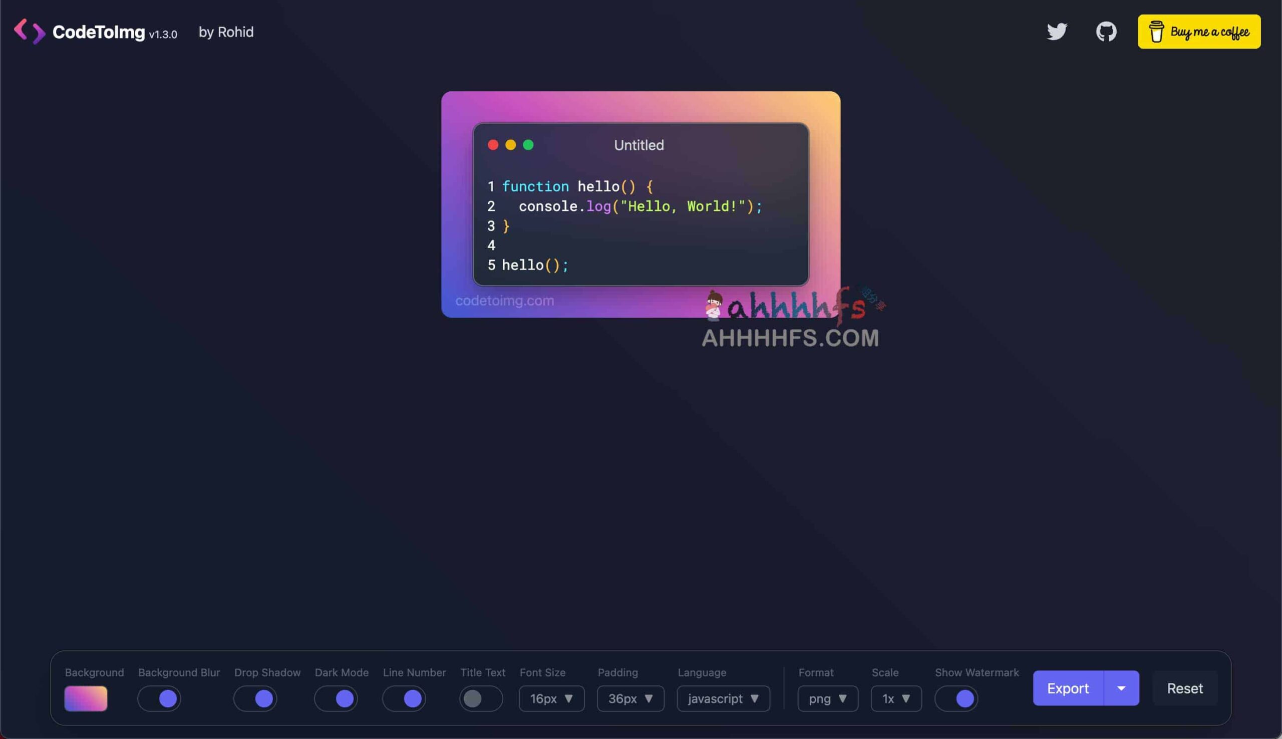 高效提升代码截图质感:Code to Image 在 Mac 上的美化实操指南 高效提升代码截图质感:Code to Image 在 Mac 上的美化实操指南
