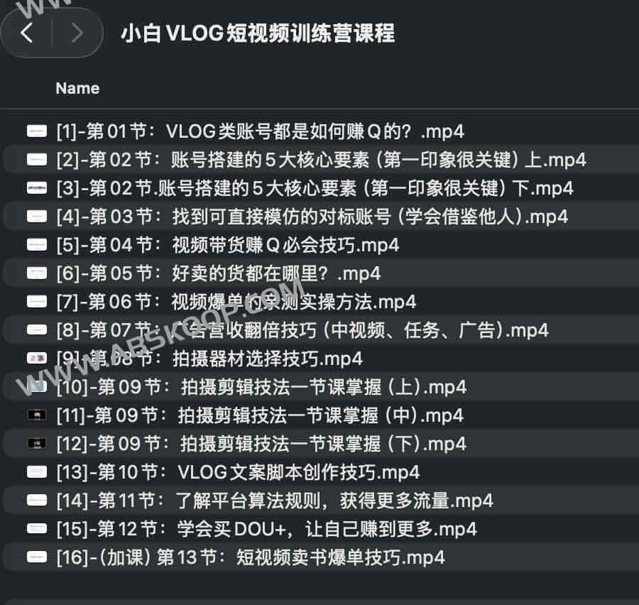 VLOG 短视频入门实操教程：全套课程资源下载与学习指南