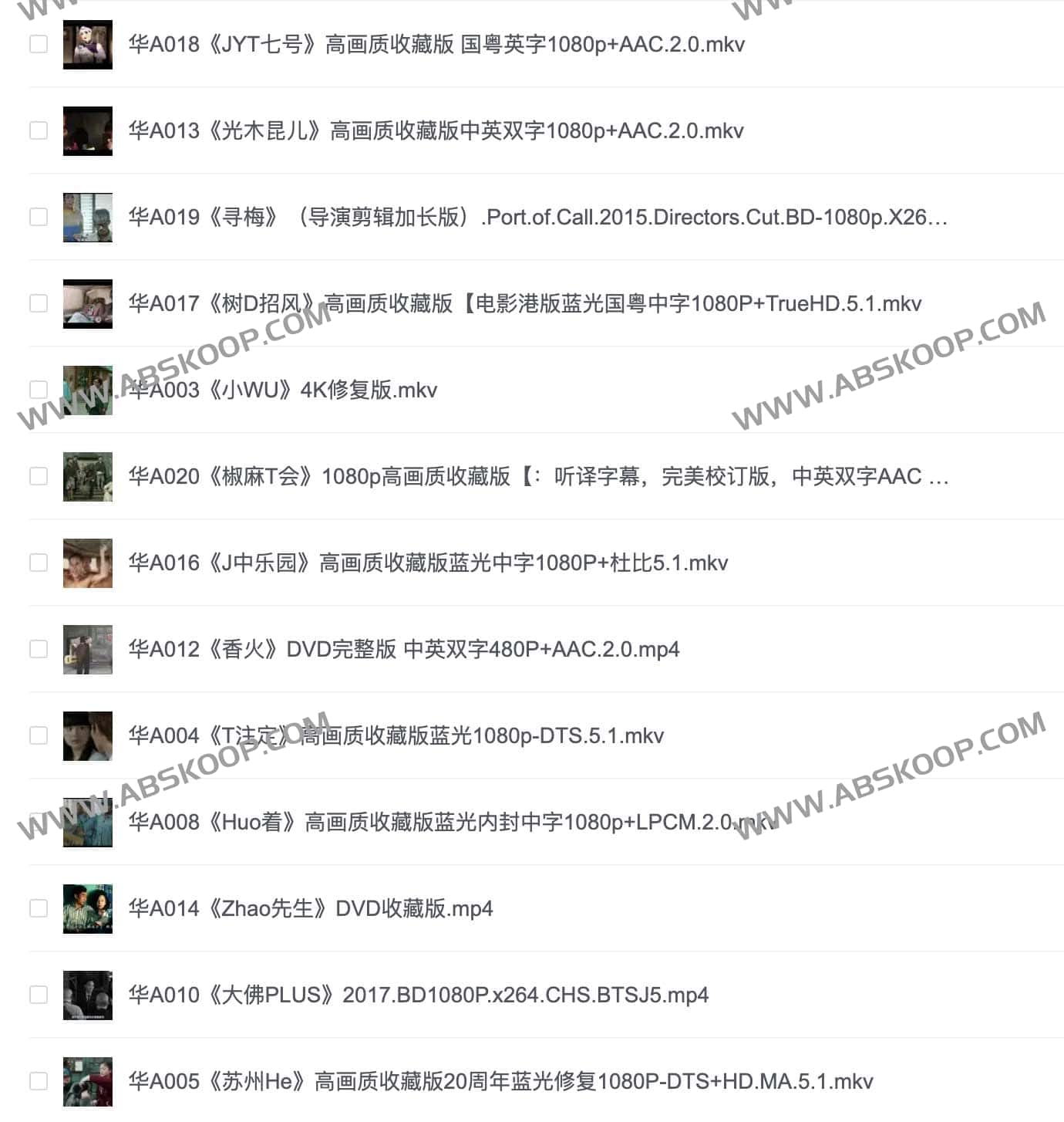 华语电影争议性题材作品资源索引