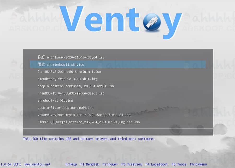 Ventoy 使用指南：无需格式化直接拷贝 ISO 镜像实现多系统启动