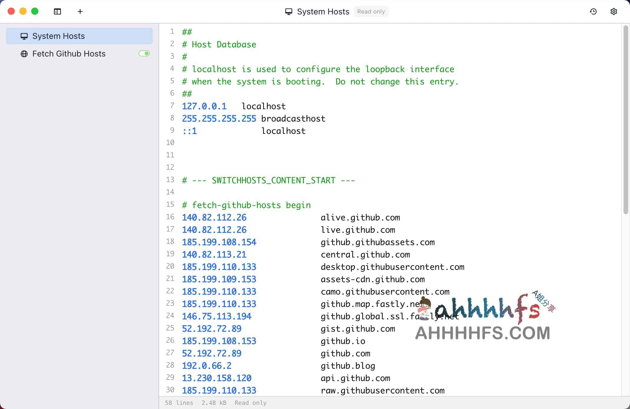SwitchHosts 开源 Hosts 管理工具：GitHub 访问加速配置与安装指南