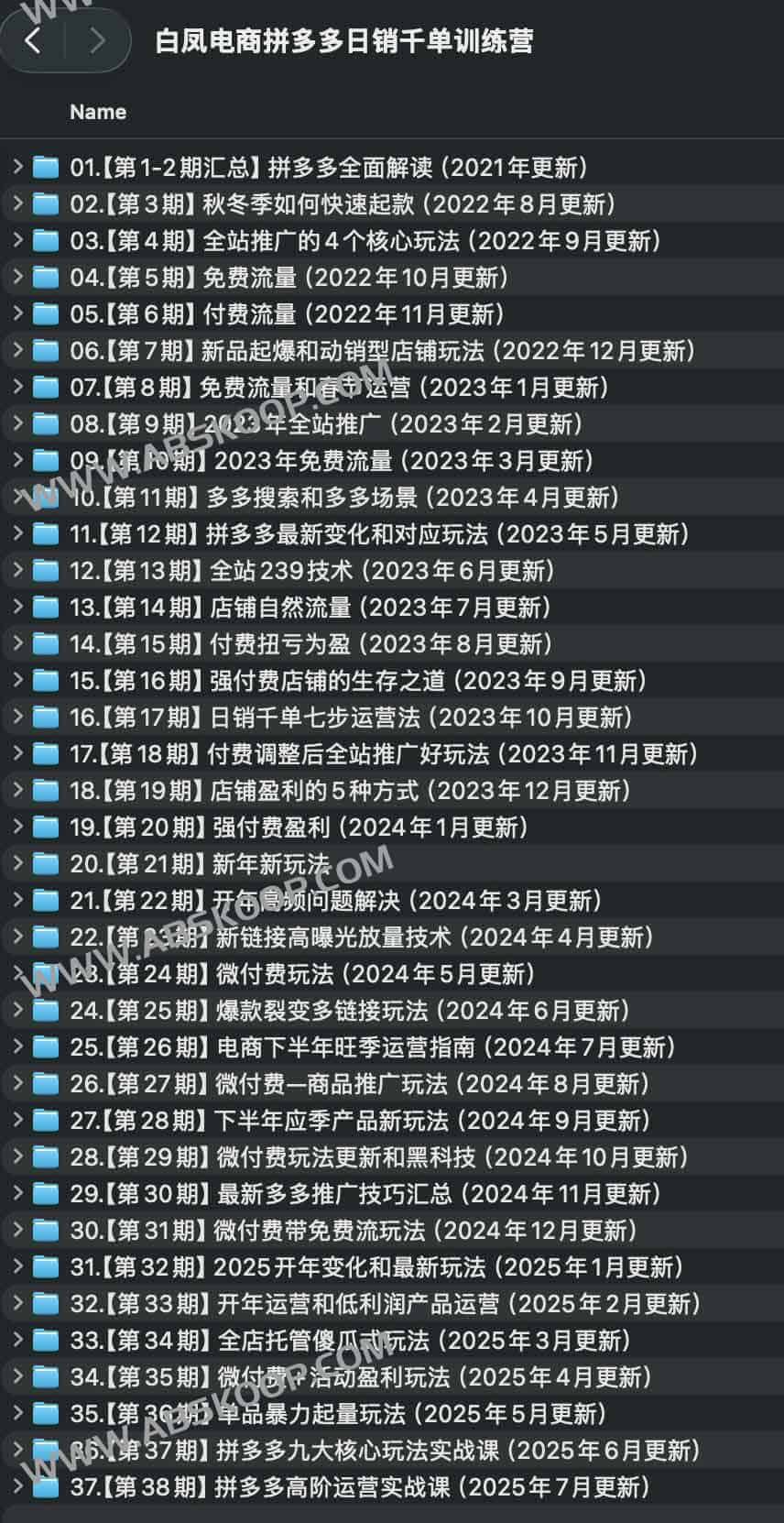 拼多多日销千单实操指南：白凤电商训练营课程资源与学习要点