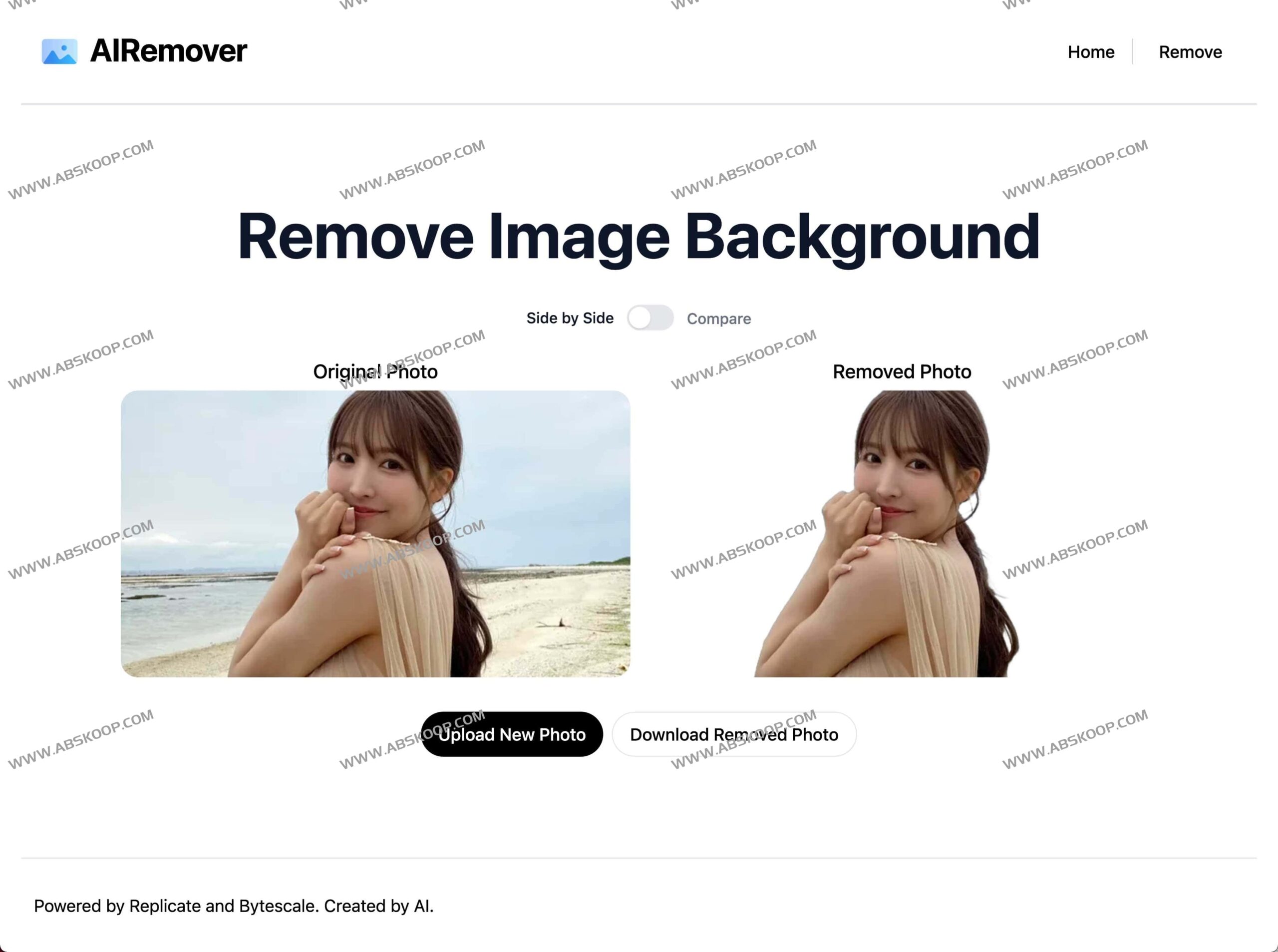 使用 AIRemover 快速去除照片背景的操作指南