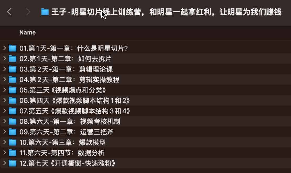 明星切片实操训练营：掌握短视频流量变现路径，通过明星 IP 快速实现商业增收