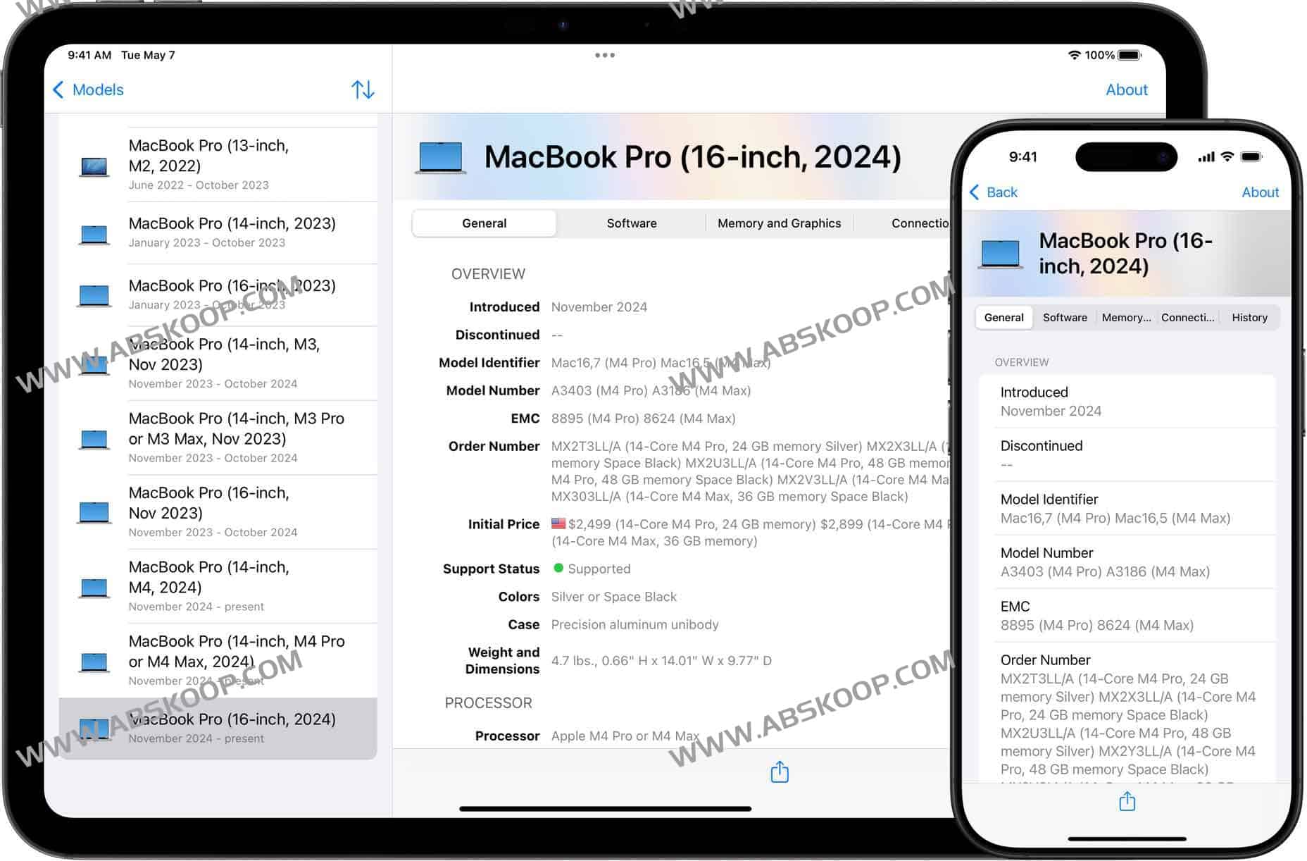 想快速确认老款 Mac 或 iPhone 的详细硬件参数与支持状态？试试离线查询工具 Mactracker