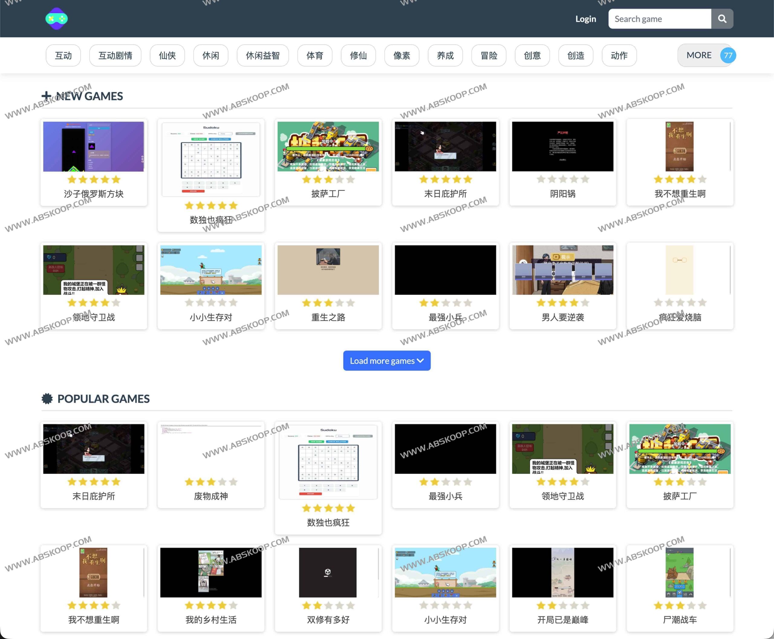 Hack-Games：支持多端同步的聚合小游戏平台