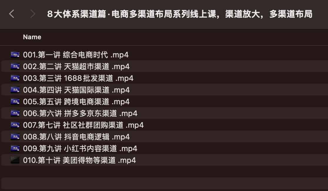 电商多渠道布局实操课：8 大体系渠道拓展指南与线上学习资源