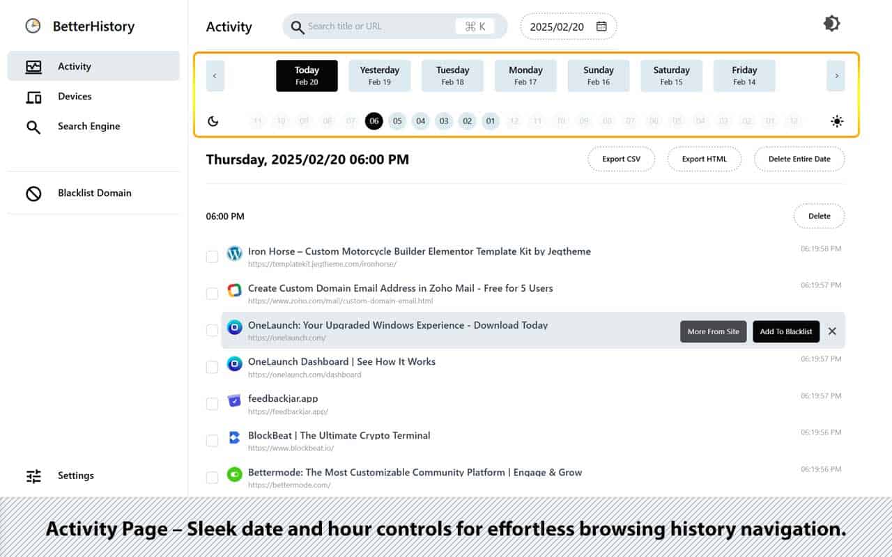 BetterHistory 浏览器历史记录增强插件：安装指南、同步配置及隐私设置详解