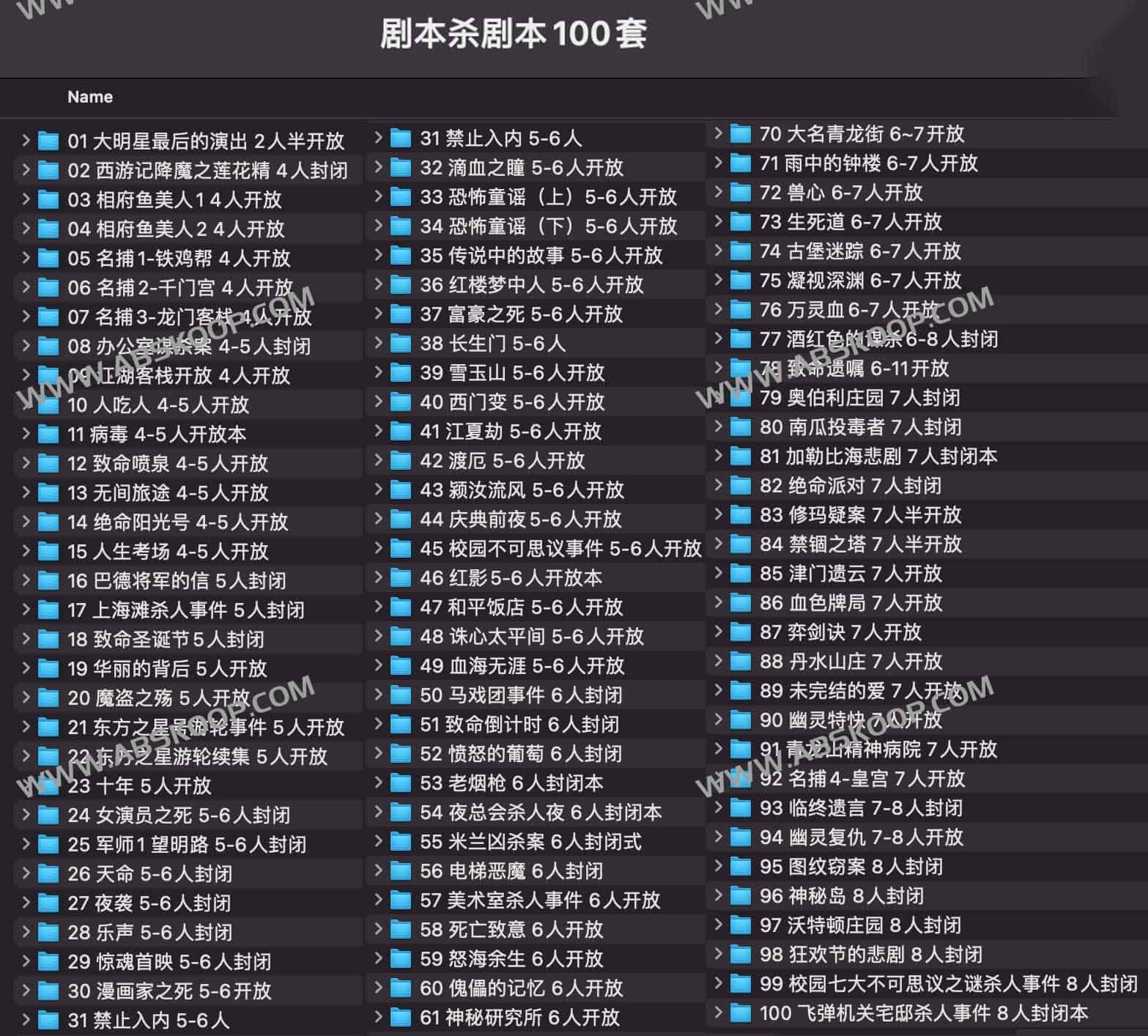 百款精选剧本杀剧本库：多题材剧本集锦与玩法指南