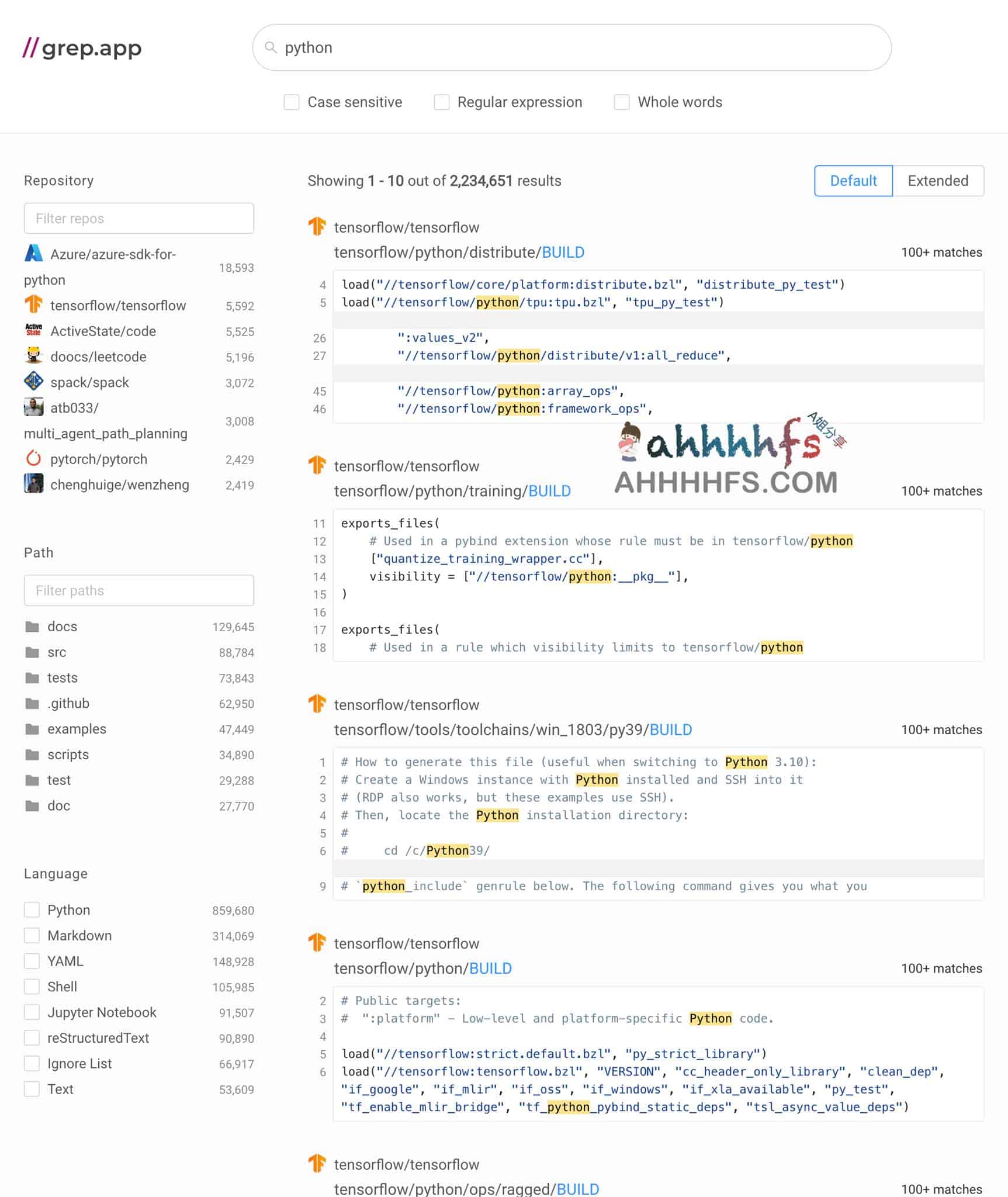 高效检索 50 万个 Git 仓库：grep app 代码搜索引擎深度实测