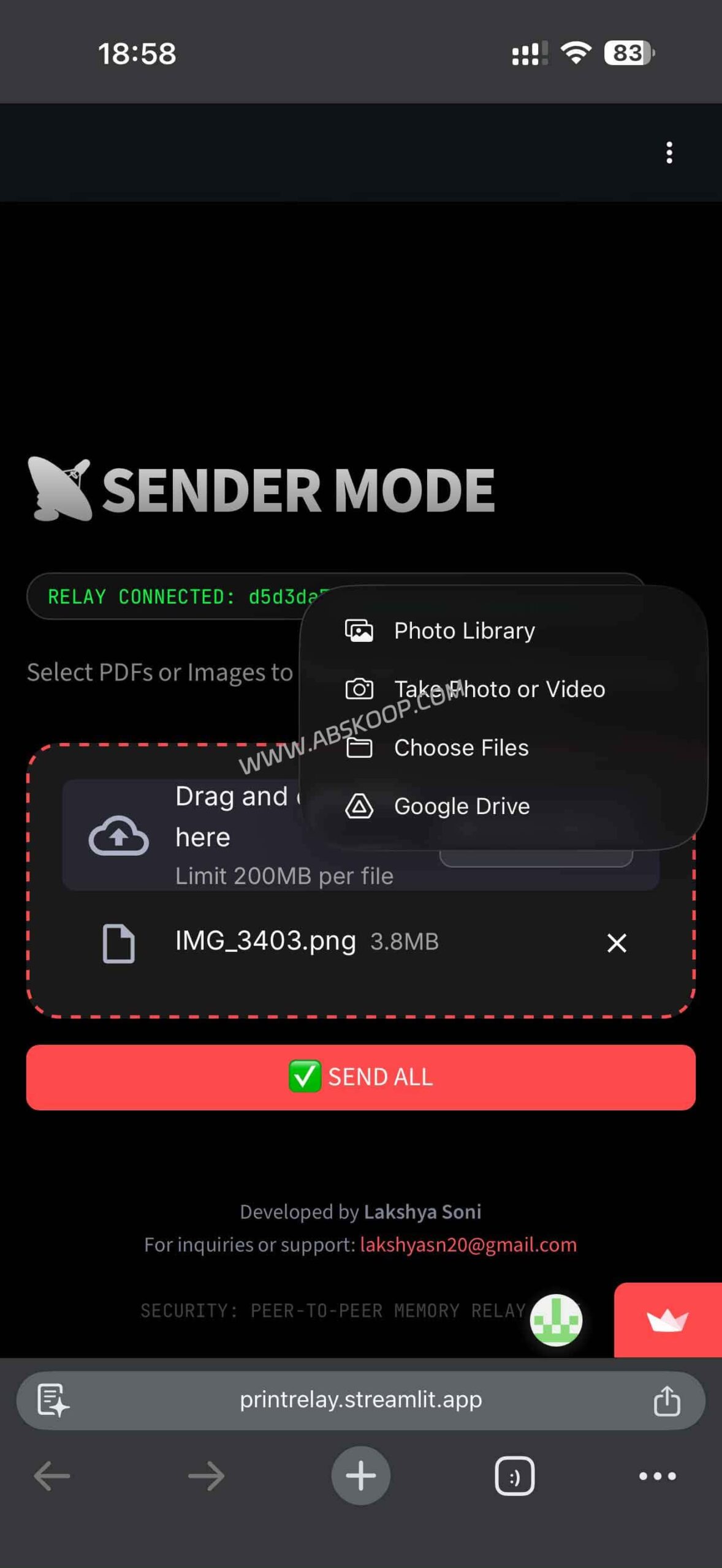 PrintRelay 使用指南：无需登录、扫码即传的公用电脑临时文件传输方案