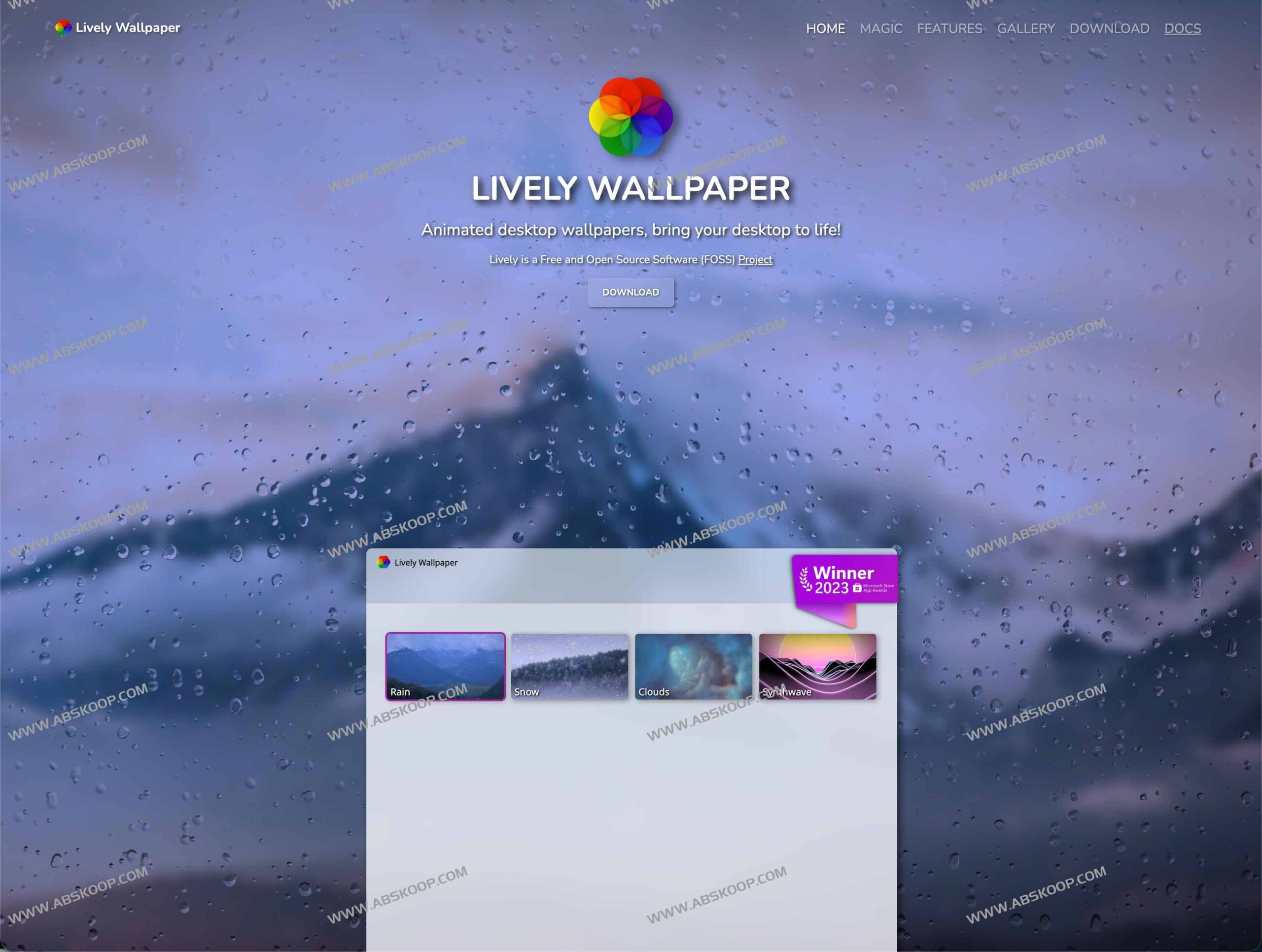 Lively Wallpaper 安装指南：支持多屏与超宽屏的开源动态壁纸配置方案