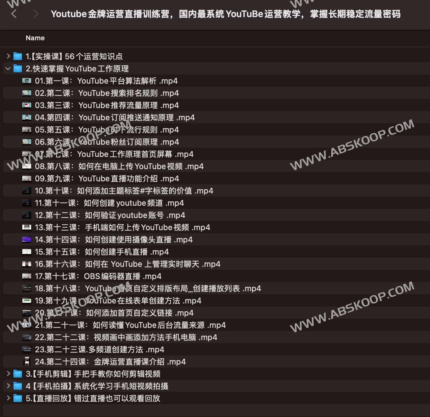 YouTube 运营实战训练营:国内系统化教学方案及长期流量获取指南 YouTube 运营实战训练营:国内系统化教学方案及长期流量获取指南