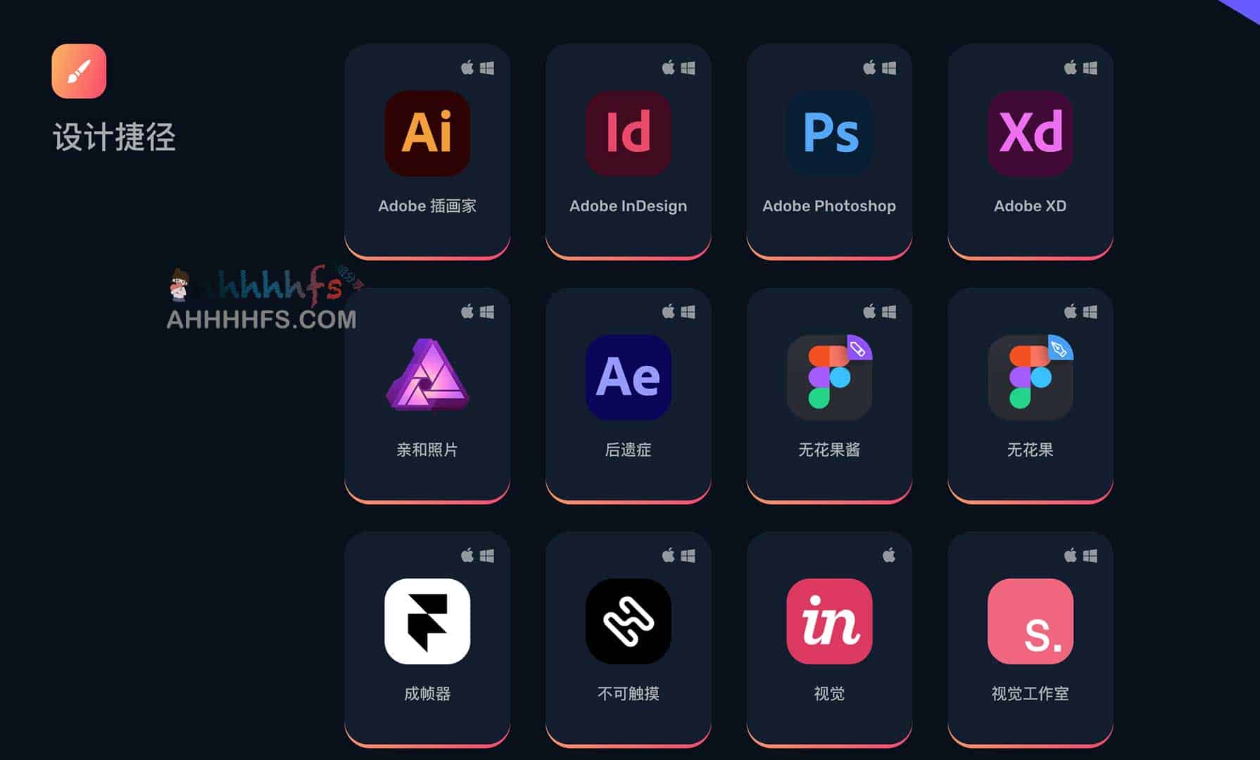 高效设计工作流：主流设计软件快捷键全指南（ShortcutsDesign）