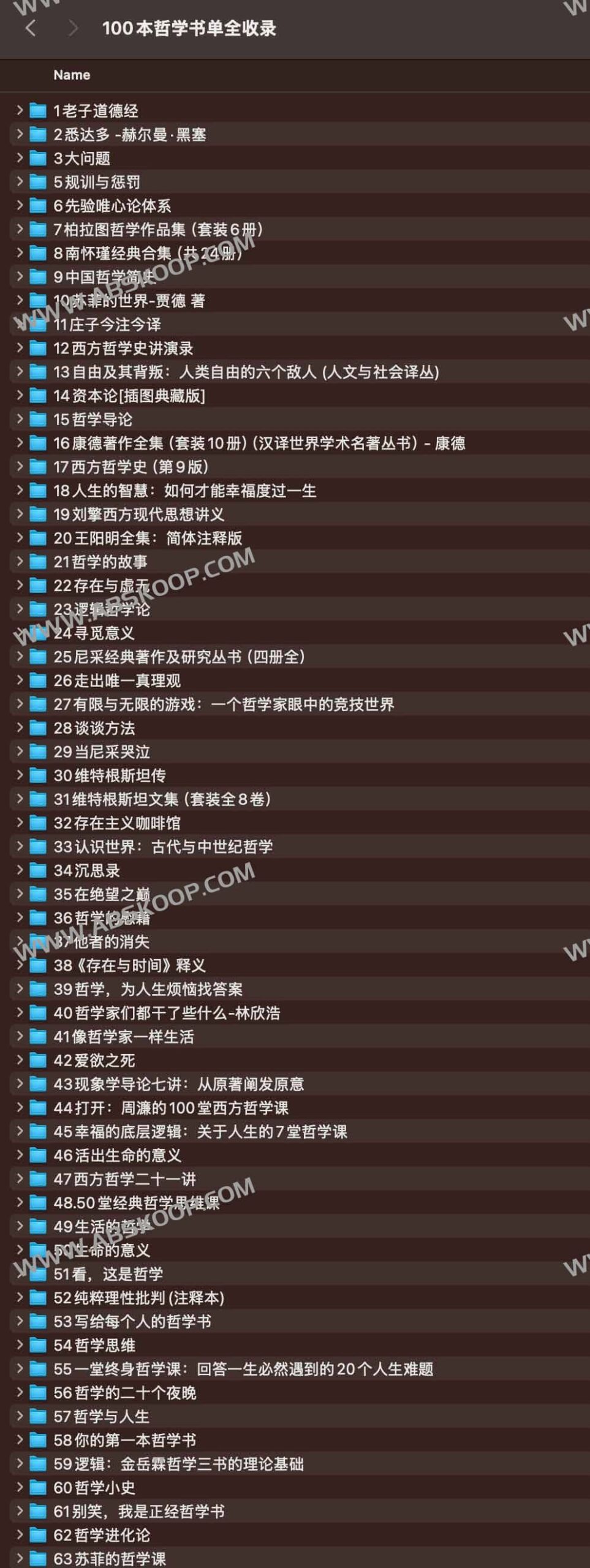 从入门到精深：100 部哲学经典著作体系化导读