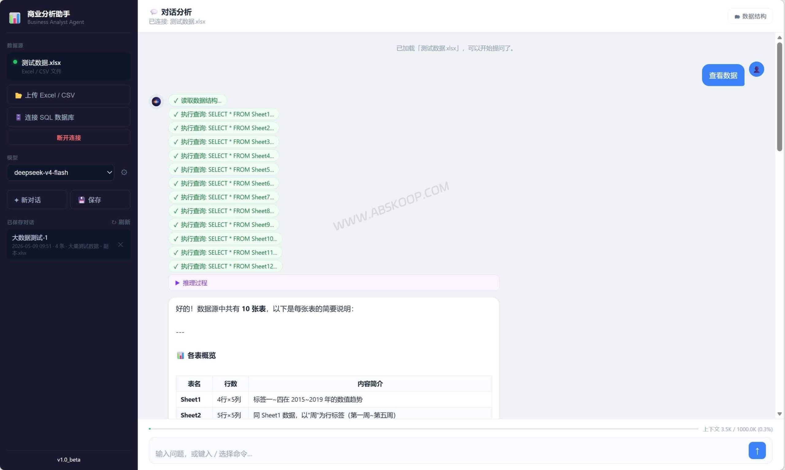 如何使用 Data-Analysis-Agent 通过自然语言查询数据库：开源配置与操作指南