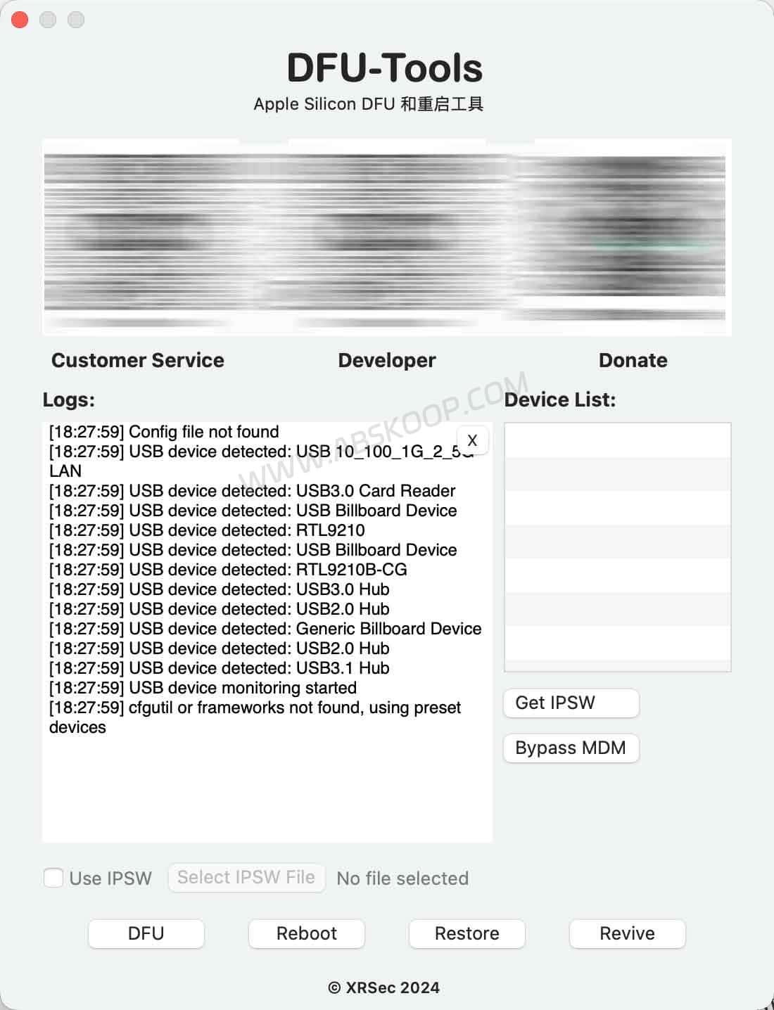 Mac 刷机时该选 Revive 还是 Restore？详解 DFU 恢复模式与 DFU-Tools 开源工具用法
